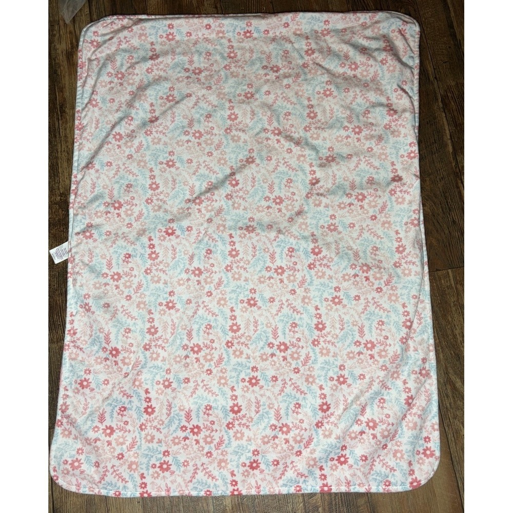 Parent's Choice Baby Girl Premium Ultra Soft Plush Floral 40x28 Floral Pink